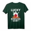 Lucky Bowling Shirt – Coole Bowling Team T-Shirt mit Bowlingkugel & Glücksdesign für Bowler & Freizeitspieler