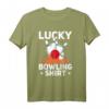 Lucky Bowling Shirt – Coole Bowling Team T-Shirt mit Bowlingkugel & Glücksdesign für Bowler & Freizeitspieler