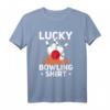 Lucky Bowling Shirt – Coole Bowling Team T-Shirt mit Bowlingkugel & Glücksdesign für Bowler & Freizeitspieler