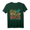 Vintage Bowling Spruch für Linkshänder - Retro Bowler T-Shirt als Geschenk für Bowlingfans und Freunde