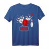 Humorvolles Bowling T-Shirt mit Spruch - Lustiges Geschenk für Bowler, Hobby, Profi & Team zum Geburtstag oder Weihnachten