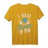 I Hate That Damn 10 Pin - Lustiges Bowling T-Shirt für Turniere, Freunde & Bowling-Liga im Retro Style, Perfektes Geschenk für Bowling-Fans