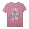I Hate That Damn 10 Pin - Lustiges Bowling T-Shirt für Turniere, Freunde & Bowling-Liga im Retro Style, Perfektes Geschenk für Bowling-Fans