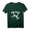 Damen Pin Pals Funny Bowling Team T-Shirt mit V-Ausschnitt – Lustiges Geschenk für Bowling-Fans und Teammitglieder