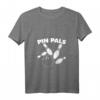 Damen Pin Pals Funny Bowling Team T-Shirt mit V-Ausschnitt – Lustiges Geschenk für Bowling-Fans und Teammitglieder