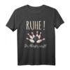 RUHE! Der Meister wirft - Lustiges Bowling T-Shirt für Turniere, Liga & Bowlingfans