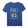 RUHE! Der Meister wirft - Lustiges Bowling T-Shirt für Turniere, Liga & Bowlingfans
