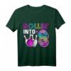 Rollin' into 8 Bowling Geburtstagsparty T-Shirt für Mädchen – Perfektes Party-Outfit und Geschenk zum 8. Geburtstag mit Bowling-Motiv