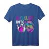 Rollin' into 8 Bowling Geburtstagsparty T-Shirt für Mädchen – Perfektes Party-Outfit und Geschenk zum 8. Geburtstag mit Bowling-Motiv