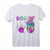 Rollin' into 8 Bowling Geburtstagsparty T-Shirt für Mädchen – Perfektes Party-Outfit und Geschenk zum 8. Geburtstag mit Bowling-Motiv