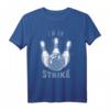Ich streike Bowling T-Shirt – Lustiges Retro-Design für Bowling-Fans, Turniere & Vatertag Geschenk
