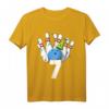 Kinder Bowling Geburtstag Outfit zum 7. Geburtstag - Lustige Partydekorationen & Zubehör für Jungen und Mädchen