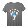 Kinder Bowling Geburtstag Outfit zum 7. Geburtstag - Lustige Partydekorationen & Zubehör für Jungen und Mädchen