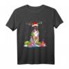 Boxer Rentier Weihnachtslichter T-Shirt - Lustiges Geschenk für Hundeliebhaber zu Weihnachten, Neujahr & Geburtstagen