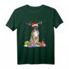 Boxer Rentier Weihnachtslichter T-Shirt - Lustiges Geschenk für Hundeliebhaber zu Weihnachten, Neujahr & Geburtstagen