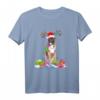 Boxer Rentier Weihnachtslichter T-Shirt - Lustiges Geschenk für Hundeliebhaber zu Weihnachten, Neujahr & Geburtstagen