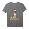 Boxer Rentier Weihnachtslichter T-Shirt - Lustiges Geschenk für Hundeliebhaber zu Weihnachten, Neujahr & Geburtstagen