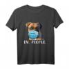 Funny Boxer Dog Wearing a Face Mask T-Shirt - Perfect Gift for Dog Lovers, Owners & Animal Enthusiasts for Christmas, Birthdays, Mother's or Father's Day