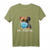 Funny Boxer Dog Wearing a Face Mask T-Shirt - Perfect Gift for Dog Lovers, Owners & Animal Enthusiasts for Christmas, Birthdays, Mother's or Father's Day