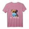 Funny Boxer Dog Wearing a Face Mask T-Shirt - Perfect Gift for Dog Lovers, Owners & Animal Enthusiasts for Christmas, Birthdays, Mother's or Father's Day