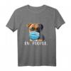 Funny Boxer Dog Wearing a Face Mask T-Shirt - Perfect Gift for Dog Lovers, Owners & Animal Enthusiasts for Christmas, Birthdays, Mother's or Father's Day