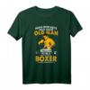 Boxing Player Fan Boxer Combat Sports Kickboxing Old Man T-Shirt – Humorvolles Geschenk für Box- und Kampfsportfans, Trainer & Fighter