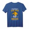 Boxing Player Fan Boxer Combat Sports Kickboxing Old Man T-Shirt – Humorvolles Geschenk für Box- und Kampfsportfans, Trainer & Fighter