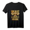 Gorilla Beast Workout Mode Gold Gewichte Heben Gym Fitness Tank Top – Motivierende Trainingsbekleidung für Kraftsport & Geschenk für Fitnessbegeisterte