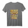 Gorilla Beast Workout Mode Gold Gewichte Heben Gym Fitness Tank Top – Motivierende Trainingsbekleidung für Kraftsport & Geschenk für Fitnessbegeisterte