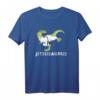 Jitsusaurus - Brasilianische Kampfsportarten T-Shirt mit Dinosaurier-Motiv für Jiu Jitsu & Jujutsu Fans