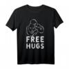 Free Hugs Lustiges Judo Jiu-Jitsu MMA Kampfsport Kämpfer T-Shirt – Witziges Geschenk für Kampfsportler und Kämpfer auf der Matte