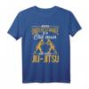 Never Underestimate an Old Man who Trains Jiu Jitsu MMA T-Shirt – Perfektes Geschenk für Kampfsportler und Jiu Jitsu Fans