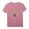 Brasilien Fußball T-Shirt für Fans - Klassisch geschnitten, doppelt genähter Saum, ideal als Fanartikel und Nationaltrikot