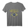 Brasilien Fußball T-Shirt für Fans - Klassisch geschnitten, doppelt genähter Saum, ideal als Fanartikel und Nationaltrikot