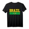 Brasilien Flagge Brasilien Stolz Fußball T-Shirt – Für echte Brasilien-Fans und stolze Fußballliebhaber