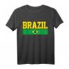 Brasilien Flagge Brasilien Stolz Fußball T-Shirt – Für echte Brasilien-Fans und stolze Fußballliebhaber