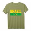 Brasilien Flagge Brasilien Stolz Fußball T-Shirt – Für echte Brasilien-Fans und stolze Fußballliebhaber