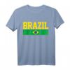 Brasilien Flagge Brasilien Stolz Fußball T-Shirt – Für echte Brasilien-Fans und stolze Fußballliebhaber