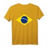Brasilien Flagge Fußball Trikot - Unterstütze die brasilianische Nationalmannschaft mit stylischem T-Shirt für Damen und Herren