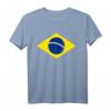 Brasilien Flagge Fußball Trikot - Unterstütze die brasilianische Nationalmannschaft mit stylischem T-Shirt für Damen und Herren