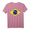 Brasilien Flagge Fußball Trikot - Unterstütze die brasilianische Nationalmannschaft mit stylischem T-Shirt für Damen und Herren
