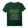Jagdhorn blasen Jäger auf der Jagd - Jägermode T-Shirt für Treib- und Drückjagd im Wald