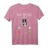 Border Collie my Boss T-Shirt – Lustiges Hundemotiv für Tierfreunde und Hundebesitzer als Geschenk