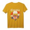Jugo Nation Kroatisches Trikot T-Shirt - Kroatien Geschenk, Balkanfahne, Wappen & Urlaubssouvenir für Kroatien-Fans