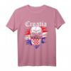 Jugo Nation Kroatisches Trikot T-Shirt - Kroatien Geschenk, Balkanfahne, Wappen & Urlaubssouvenir für Kroatien-Fans