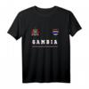 Gambia Fußball-Trikot mit Flagge - Nationalstolz, Souvenir & Geschenk für Gambianische Fußballfans