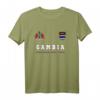 Gambia Fußball-Trikot mit Flagge - Nationalstolz, Souvenir & Geschenk für Gambianische Fußballfans