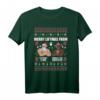 Merry Liftmas T-Shirt für Fitnessfans - Lustiges Muskel-Design mit Gewichtsscheiben & Weihnachtsmännern für Weihnachten & Weihnachtsfeier