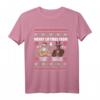 Merry Liftmas T-Shirt für Fitnessfans - Lustiges Muskel-Design mit Gewichtsscheiben & Weihnachtsmännern für Weihnachten & Weihnachtsfeier