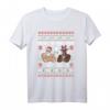 Merry Liftmas T-Shirt für Fitnessfans - Lustiges Muskel-Design mit Gewichtsscheiben & Weihnachtsmännern für Weihnachten & Weihnachtsfeier